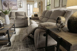 Draycoll Pewter Manual Recliner Loveseat