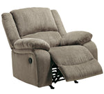 Draycoll Pewter Manual Rocker Recliner