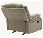 Draycoll Pewter Manual Rocker Recliner