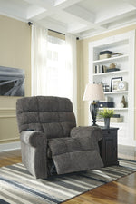 Ernestine Slate Fabric Power Lift Recliner