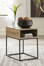 Gerdanet Natural Wood End Table