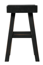 Glosco 2 Black Wood Stools