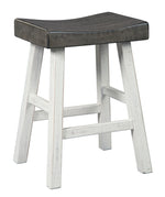 Glosco 2 Two-Tone Wood Stools