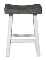 Glosco 2 Two-Tone Wood Stools