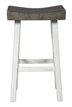 Glosco 2 Two-Tone Wood Tall Stools