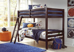 Halanton Dark Brown Wood Twin/Twin Bunk Bed