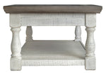 Havalance Two-Tone Wood Lift-Top Coffee Table