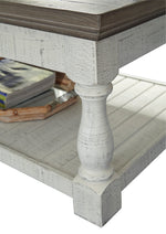 Havalance Two-Tone Wood Lift-Top Coffee Table