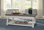 Havalance Two-Tone Wood Lift-Top Coffee Table