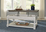 Havalance Two-Tone Wood Lift-Top Coffee Table