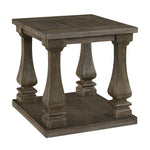 Johnelle Gray Wood End Table