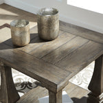 Johnelle Gray Wood End Table