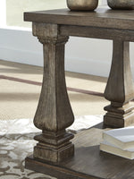 Johnelle Gray Wood End Table