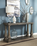 Johnelle Gray Wood Sofa Table