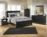 Maribel Black Wood Dresser Mirror