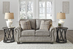 Olsberg Steel Suede-Like Fabric Loveseat