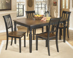 Owingsville Brown/Black Wood Dining Table