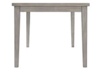 Parellen Gray Wood Rectangular Dining Table