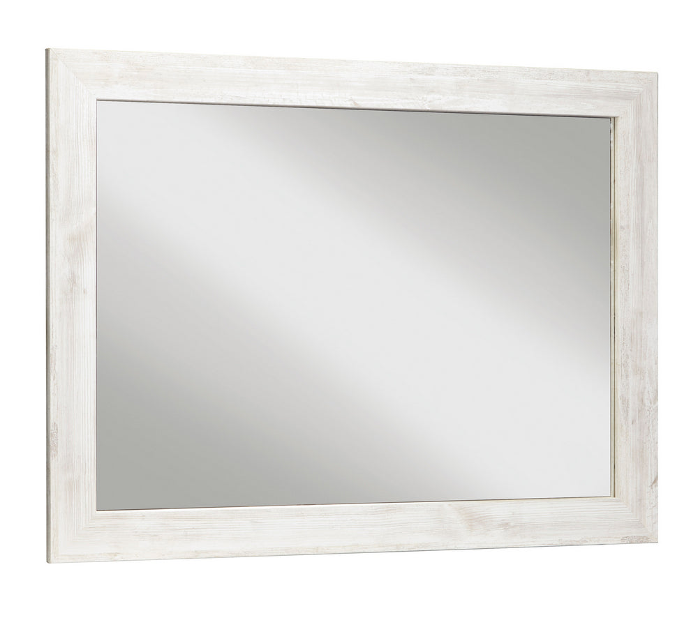 Paxberry Whitewash Wood Dresser Mirror