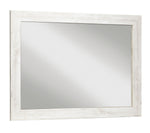 Paxberry Whitewash Wood Dresser Mirror