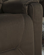 Samir Coffee Fabric Power Lift Recliner