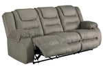 Segburg Cobblestone Fabric Manual Recliner Sofa