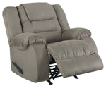 Segburg Cobblestone Fabric Manual Rocker Recliner