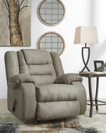 Segburg Cobblestone Fabric Manual Rocker Recliner