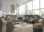 Segburg Cobblestone Fabric Manual Recliner Loveseat