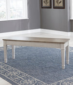 Skempton Light Brown/White Dining Bench