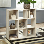 Socalle Natural Tone Wood 9-Cube Organizer