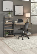 Soho 2-Pc Brown/Black Office Set