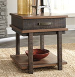 Stanah Two-Tone Wood End Table