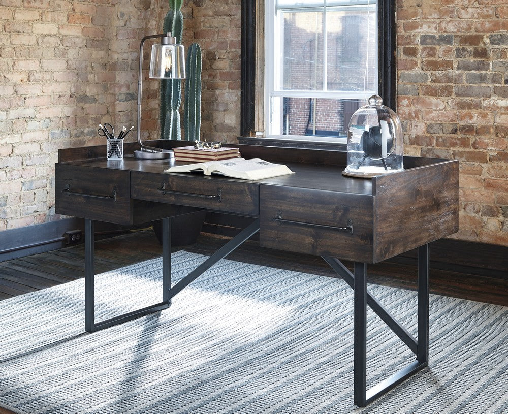 Starmore Brown Wood/Metal Home Office Desk