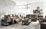 Stoneland Fossil Faux Leather Power Recliner Sofa (Oversized)