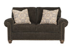 Stracelen Sable Chenille Fabric Loveseat