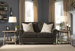 Stracelen Sable Chenille Fabric Loveseat