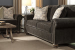 Stracelen Sable Chenille Fabric Loveseat