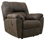 Tambo Canyon Faux Leather Manual Rocker Recliner