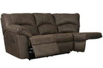 Tambo Canyon Faux Leather Manual Recliner Sectional Sofa (Oversized)