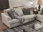 Velletri Pewter Fabric Loveseat