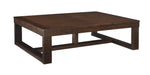 Watson Dark Brown Wood Coffee Table