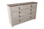 Willowton Whitewash Wood Dresser