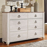 Willowton Whitewash Wood Dresser