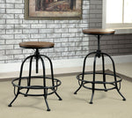 Silvia 2 Medium Oak Counter Height Stools