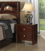 Simona 6-Pc Cherry Cal King Bedroom Set with Storage Bed