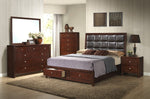 Simona Cherry Wood 9-Drawer Dresser