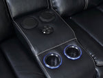 Sirius Black Power Recliner Loveseat w/ LEDs