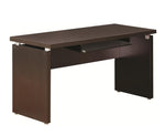 Skylar Cappuccino Wood Computer Desk