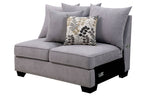 Skyler Gray Fabric RAF Sectional (Oversized)